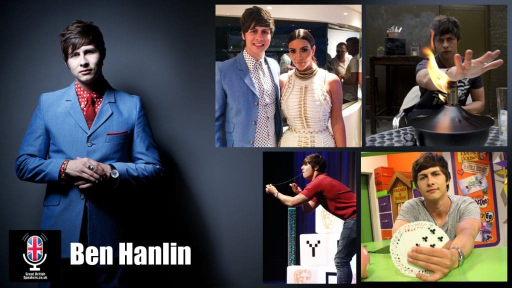 Ben Hanlin ITV Tricked star magician entertainer broadcaster presenter illusionist at Great British Speakers